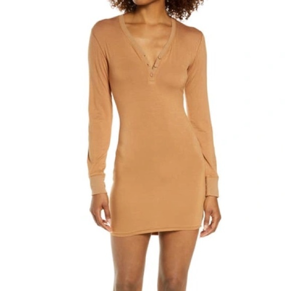 SKIMS BUNDLE- 4X- Robe Henley V-Neck Dress- Lounge/Sleep - Picture 2 of 3